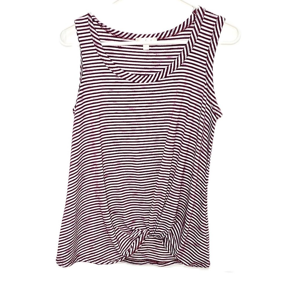 Nine Britton Striped Tank Top Size Large